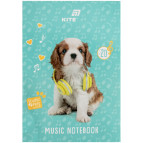 Тетрадь нотная KITE А4 20арк Studio Pets SP26-404