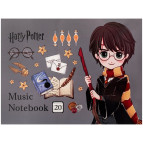 Тетрадь нотная KITE А5 20арк Harry Potter HP26-405