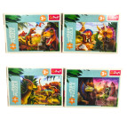 Пазлы Trefl 20 эл. Mini Maxi 56036 Dino, Изучая мир динозавров Микс 21136/21137/21138/21139
