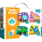 Пазлы Trefl 4в1 Baby classic 36072 Строительные транспортные средства