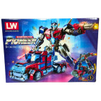 Конструктор 3D Blocks LW Трансформер 312 элементов №7253-1