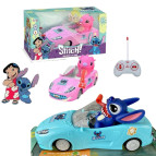 Игрушка машинка Stitch с пультом управления и фигуркой, ассорти №015-*