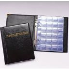 Альбом для монет кляссер 19*16см на 360 (240+120) карманов ПВХ обложка 9287