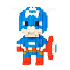 Конструктор 3D Blocks Xinz Мультяшки №6023, кор. 10*10*10см, 666 дет