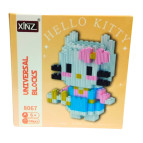 Конструктор 3D Blocks Xinz Китти №8067, кор. 10*10*10см, 546 дет