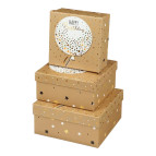 Коробка подарочная квадрат 20*20*9,5см Buromax BM.23337-L