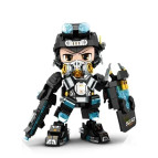 Конструктор 3D Blocks Спецназ военный отряд, кор. 31*25*8см, 543 детали 8809