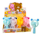 Вентилятор ручной механический Portable Fan Mini Bear 18см ассорти 1882/934