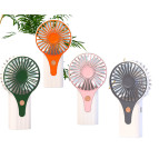 Вентилятор ручной Handheld Fan (аккум, USB) 13см ассорти 1860/1859/887/888