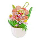 Конструктор 3D Boutique Розовые цветы 9,6*6,7см, 166 деталей №2386
