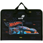 Портфель А4 Kite мод 202 Hot Wheels пластик на молнии HW26-202