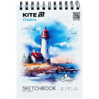 Альбом для акварели скетчбук А5 Kite Creative 20л 230г/м спираль K-1283