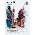 Блокнот для маркеров скетчбук А5 (14.8*21см) 120г/м, 30л. Kite Creative K-1280