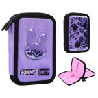Пенал 2 отделения без наполнения Yes HP-01 Shiny Bunny 533708