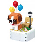 Конструктор 3D Blocks Любимые песики 103H-2 Сенбернар, кор. 20*14,5*4см, 199 деталей