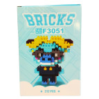 Конструктор 3D Blocks Bricks Зверополис, кор.11,2*7,7*4см, 212 деталей F3051