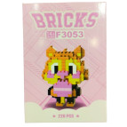 Конструктор 3D Blocks Bricks Зверополис, кор.11,2*7,7*4см, 220 деталей F3053