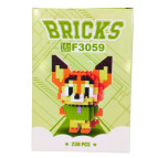 Конструктор 3D Blocks Bricks Зверополис, кор.11,2*7,7*4см, 238 деталей F3059