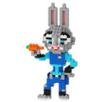 Конструктор 3D Magic Blocks Зверополис кор.24см 1580 деталей №7783