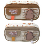 Косметичка-пенал Safari Capybara 26713S 22*5,5*10см
