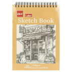 Блокнот для графики скетчбук спираль Cafe A4 60л 160г/м Ellot 006-A4CLBZ