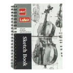 Блокнот для графики скетчбук спираль Контрабас 19*26см 60л 160г/м Ellot 001-16KCLB