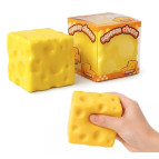 Сквиш антистресс Сыр с ароматом Cheese куб 6см 14072