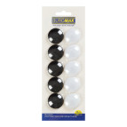 Магниты Buromax Black and White 10шт 30мм Buromax BM.0039