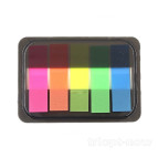 Стикери пластиковые для книг/тетрадей в диспенсере 5шт Sticks DSCN0599