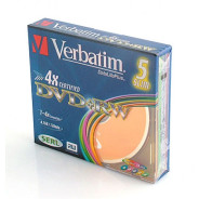 Диск DVD-RW 4.7GB VERBATIM 4x Slim