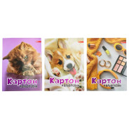 Картон цветной детский для поделок А4 Скат УП-21