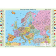 Карта Политическая карта Европы 65*45см А2 Картон М1:10000000