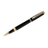 Ручка перьевая WATERMAN Exception Slim Black GT F 11028