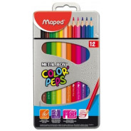 Карандаши цветные 12цв. Maped в металлической коробке 832014