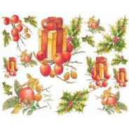 Декупажная карта-бумага 25*35см 98629 Подарки и яблоки