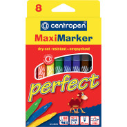 Фломастеры 8цв. CENTROPEN 8610/08 Perfect Maxi
