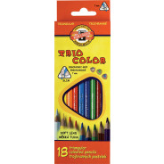 Карандаши цветные 18цв. Koh-i-Noor 3133 Triocolor