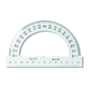 Транспортир Koh-i-Noor 180/125 бесцветный