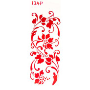 Трафарет 11*33см 124P Серия Цветочное кружево