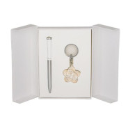 Ручки в наборе Langres Rose 1шт+брелок белый LS.122002-12