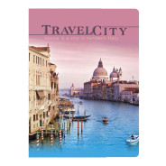 Тетрадь А5 96л. YES Travel City 7БЦ, фольга. 150876