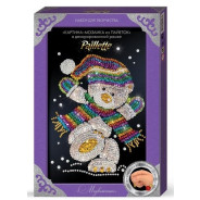 Набор для творчества DankoToys DT ПМ-01-01 Мозаика из пайеток Медвежонок