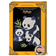 Набор для творчества DankoToys DT ПМ-01-02 Мозаика из пайеток Панды