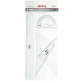 Треугольники-набор 4шт ROTRING с линейками R823509/S0221370