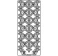 Наклейка скрапбукинг URSUS 10*23см Кит веера и иерогл, Красный UR-5914 00 56