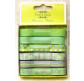Набор ленточек из ткани Fantasia ribbon Лайм 6шт, 1м