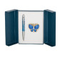 Ручки в наборе Langres Papillon 1шт+крючок для сумки синий LS.122010-02