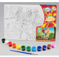 Картина раскраска с контурами на холсте 21*31см DankoToys РХ-04-07