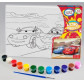 Картина раскраска с контурами на холсте 21*31см DankoToys РХ-04-11
