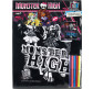 Картина раскраска с контурами на картоне KITE 28*38см Monster High с бархатом MH14-156K